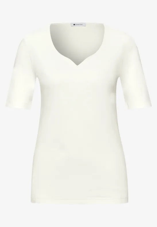 QR Style heart neck Ada 1/2 sl