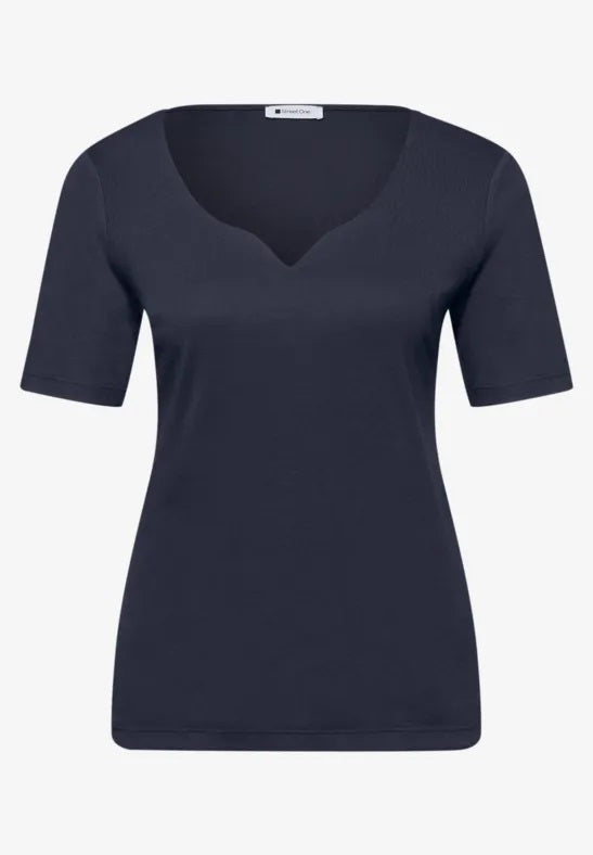 QR Style heart neck Ada 1/2 sl