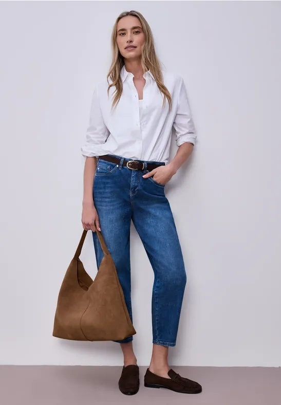 OP_ Velour Shopper Bag