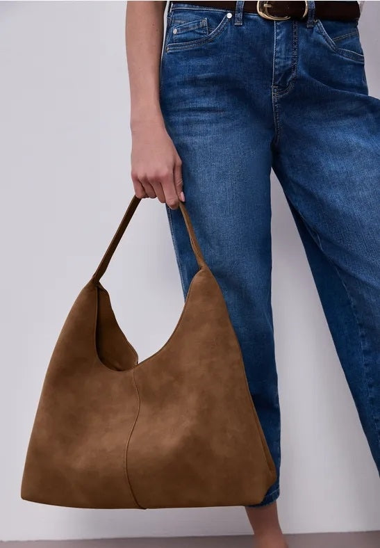 OP_ Velour Shopper Bag