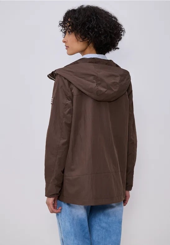 Modern Windbreaker – Mahogany Brown 