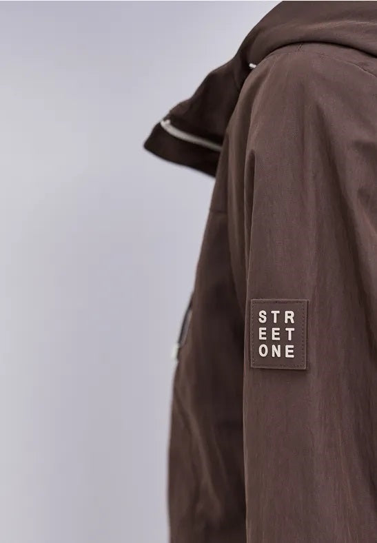 Modern Windbreaker – Mahogany Brown 