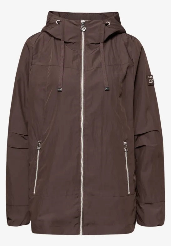 Modern Windbreaker – Mahogany Brown 