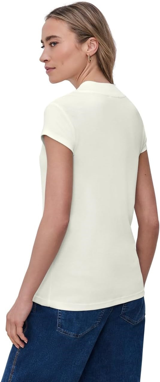 QR basic turtle neck shirt – Off White 