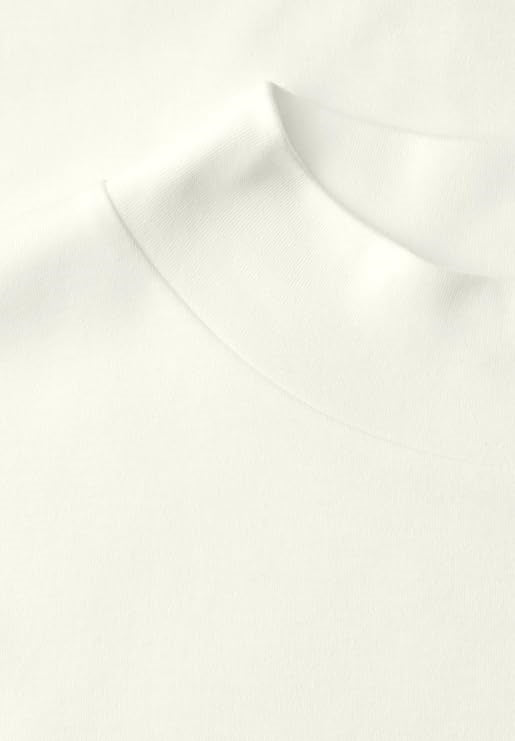 QR basic turtle neck shirt – Off White 