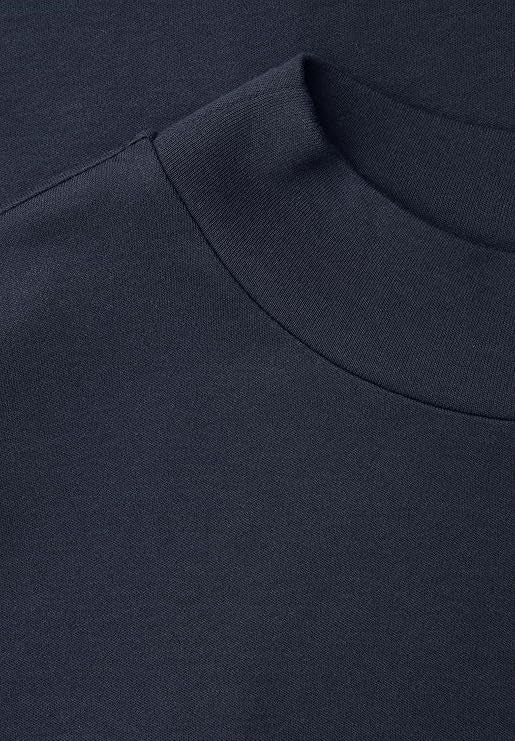 QR basic turtle neck shirt – Shadowed Navy 