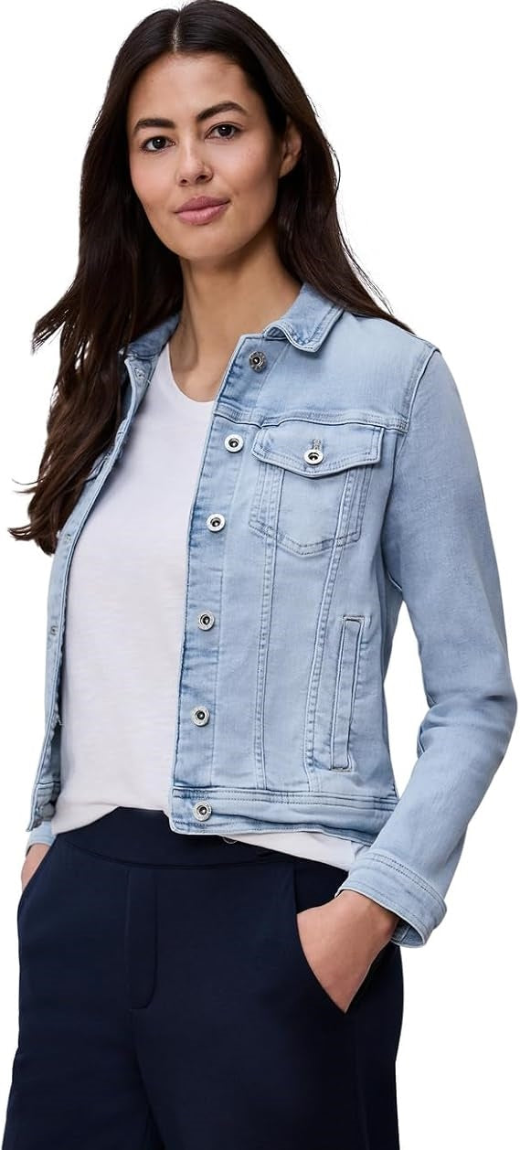 QR Style Jacket,light blue was