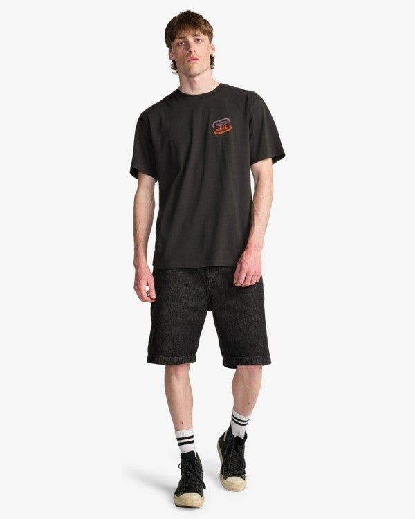 Crayon Wave SS Washed Black