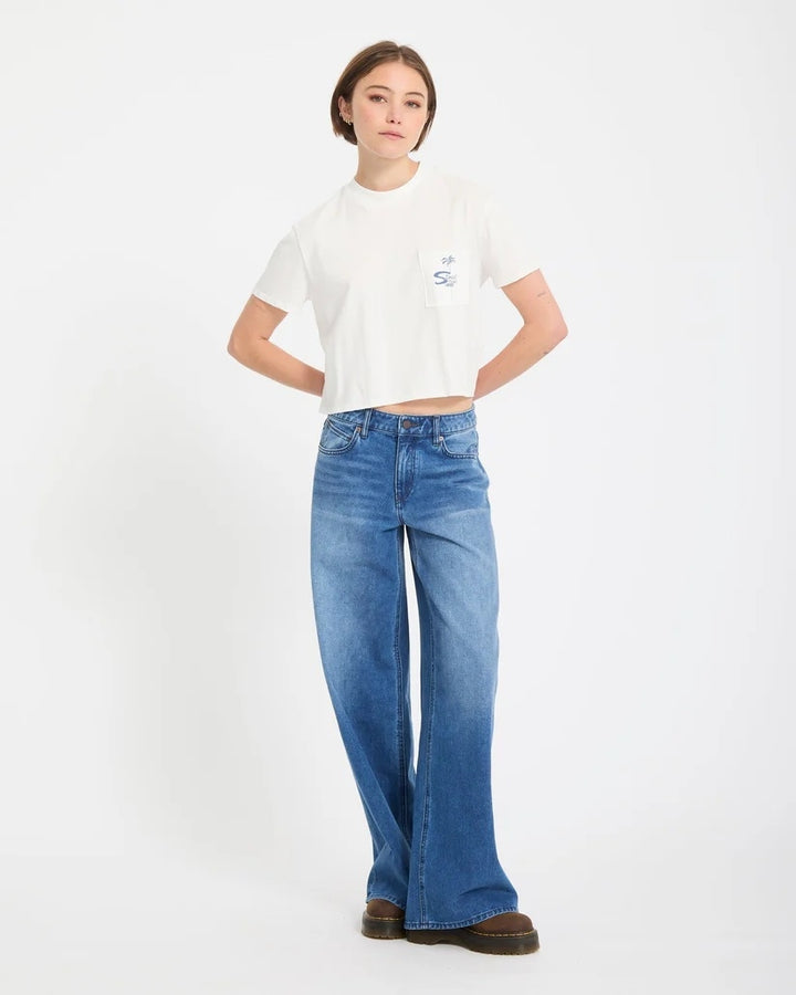 Pocket Dial Tee Vintage White
