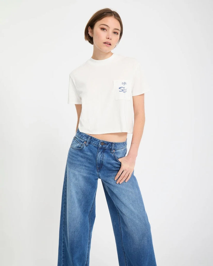 Pocket Dial Tee Vintage White