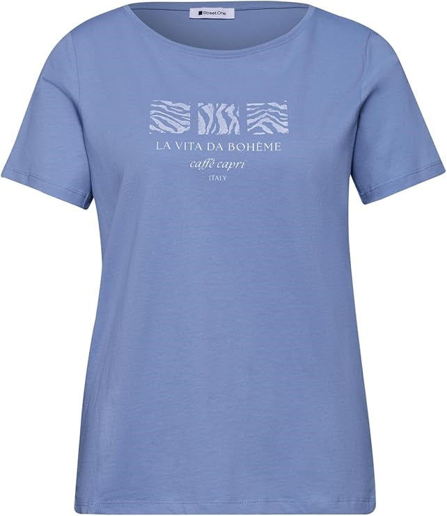 LTD QR basic pearl print shirt