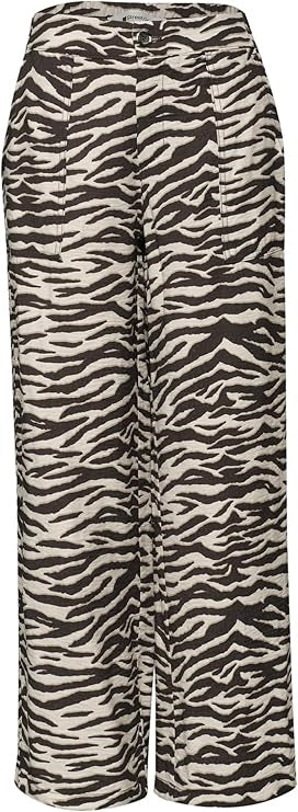 Wide Leg_HW_AOP_woven-crepe – Espresso Brown #farbe_espresso-brown
