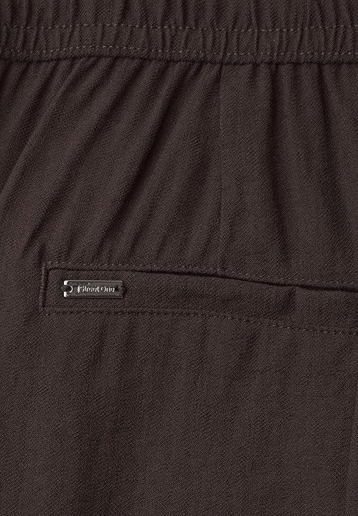 Style Emee_HW_SOLID_woven-crep – Espresso Brown 