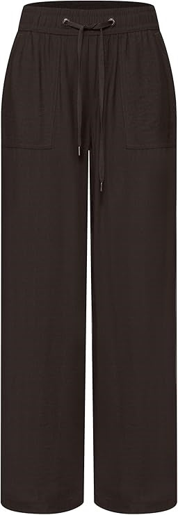 Style Emee_HW_SOLID_woven-crep – Espresso Brown 
