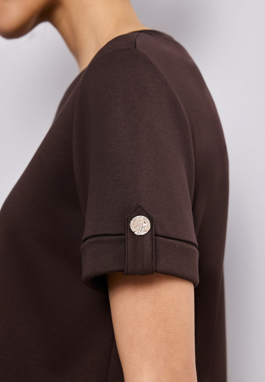 T-shirt Dress button Detail so