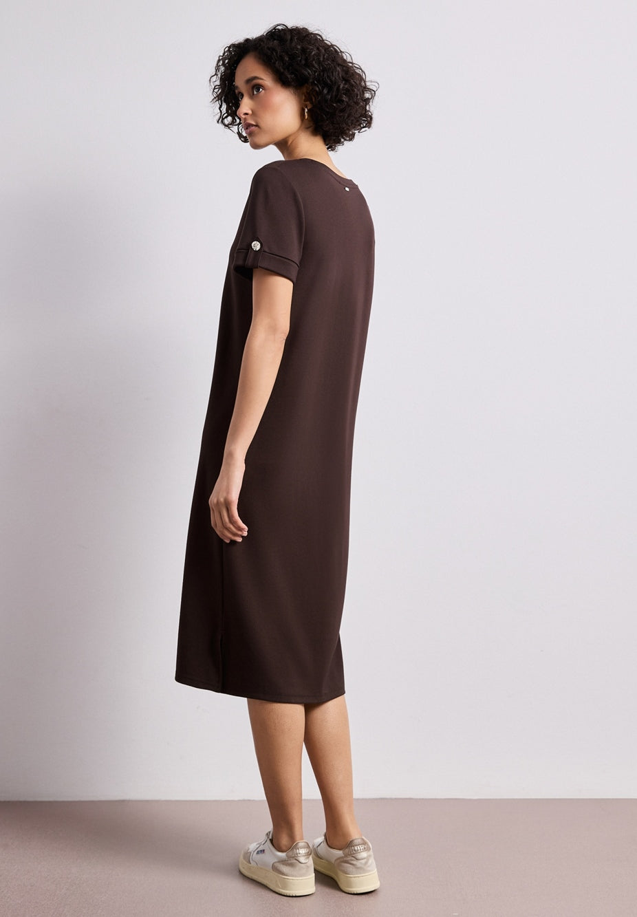 T-shirt Dress button Detail so – Allgemeines Produktbild 