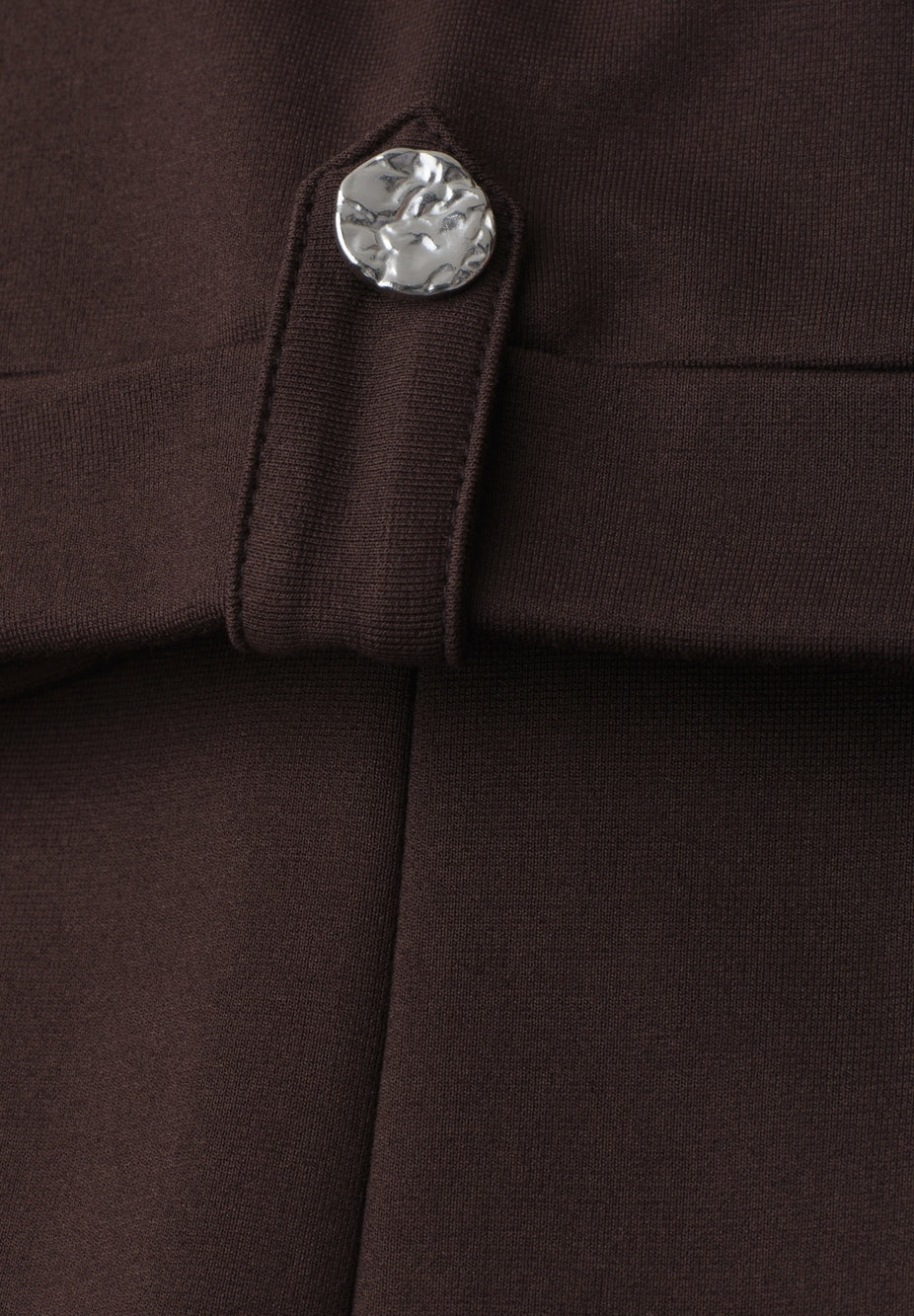 T-shirt Dress button Detail so – Espresso Brown 