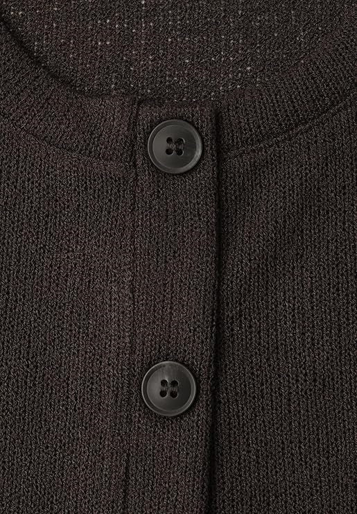 SOL_knit look vest – Espresso Brown 