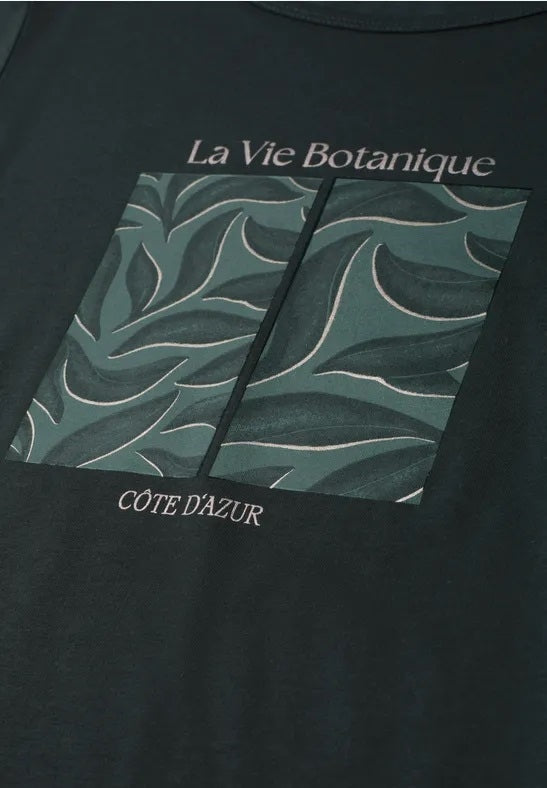 leaf artwork shirt – Deep Bound Green 