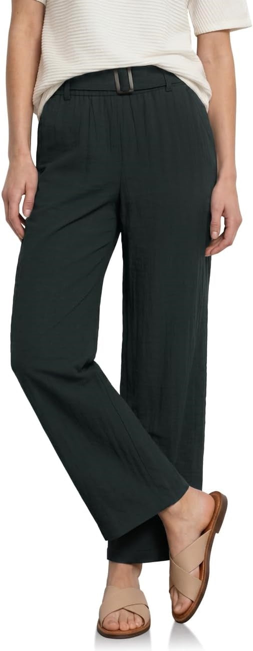 Wide Leg Belt Horn Buckle Soli – Allgemeines Produktbild #farbe_deep-bound-green
