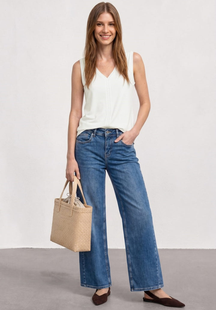 jersey top w.crochet tape – Off White 