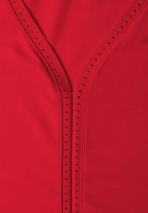 jersey top w.crochet tape – Salsa Red 