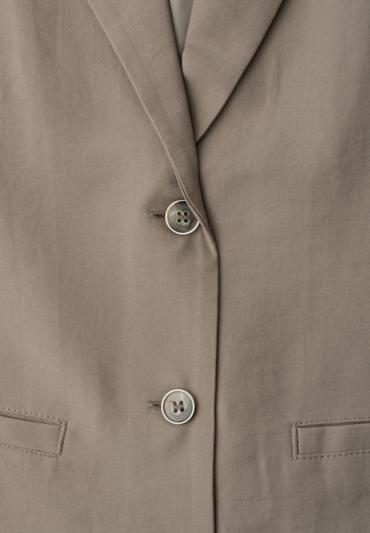 Vest A-Line Rever Pocket Twill