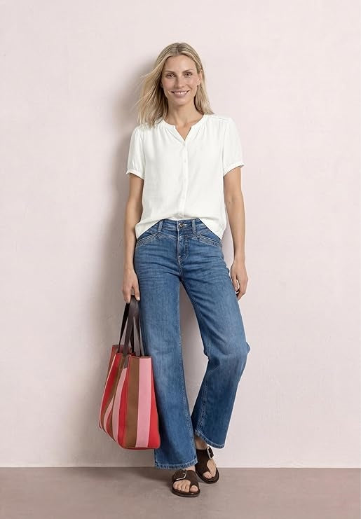 EOS_Buttoned Shirtblouse w. sp – Off White 