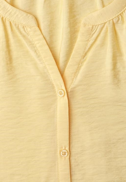 EOS_Buttoned Shirtblouse w. sp – Soft Yellow 