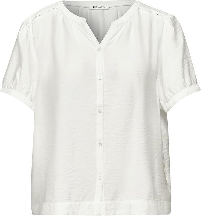 EOS_Buttoned Shirtblouse w. sp – Off White 
