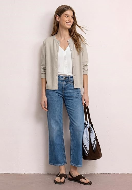 summer knit short jacket