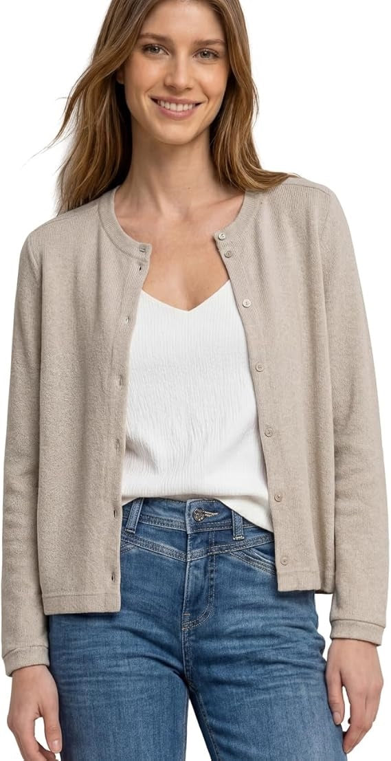 summer knit short jacket – Clay Sand 