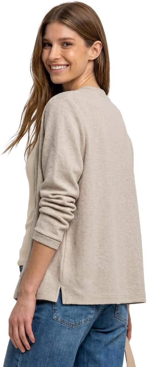 summer knit short jacket – Clay Sand 
