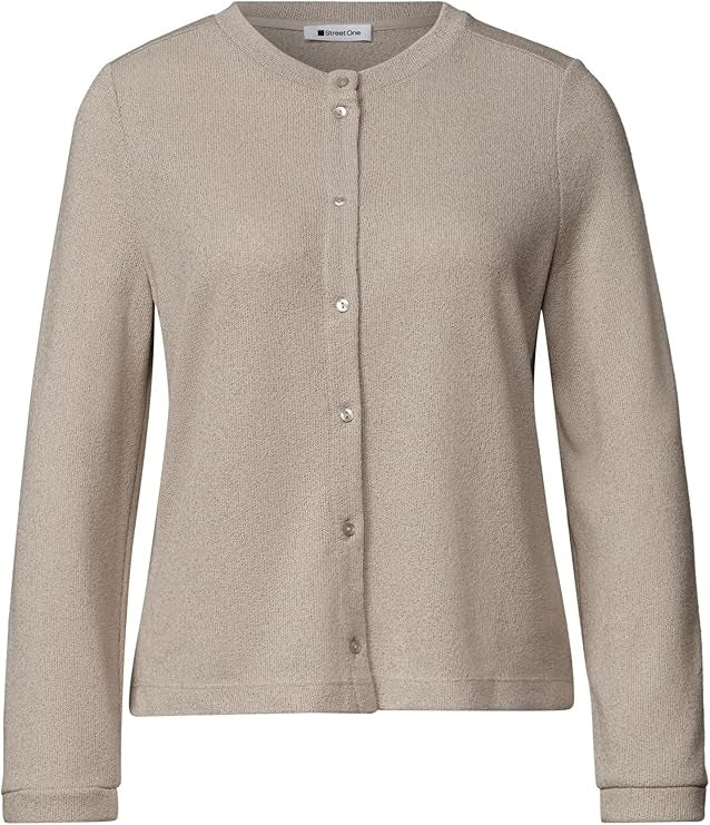 summer knit short jacket – Clay Sand 