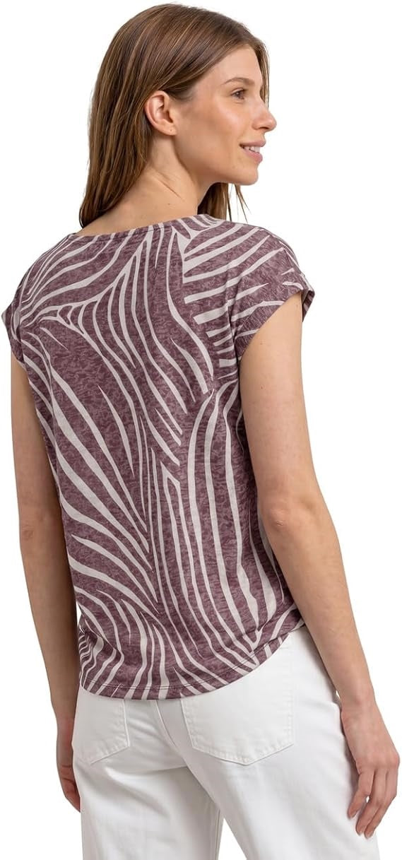LTD QR printed burn dessin shi – Rustic Rouge 