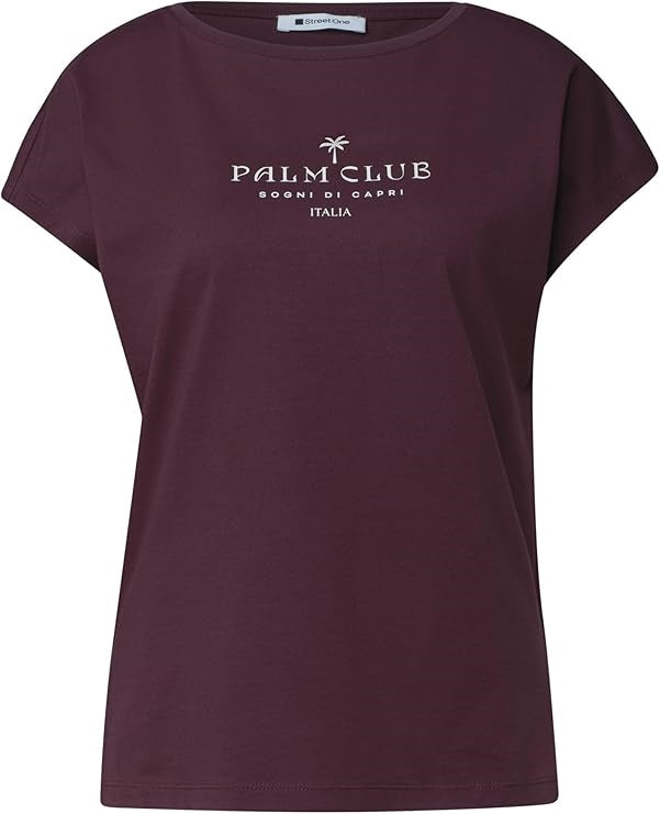 basic wording print shirt
