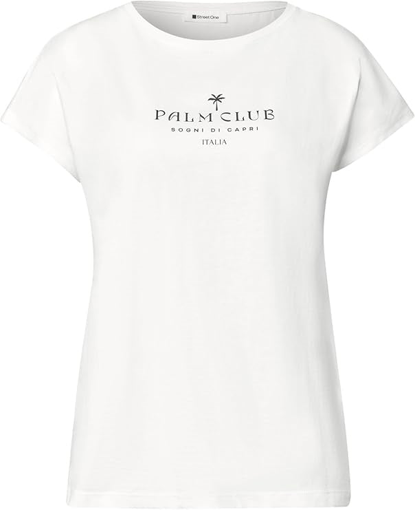 basic wording print shirt – Off White 