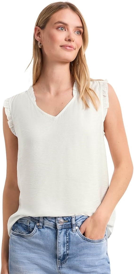 EOS_Solid Top w. frills – Off White 