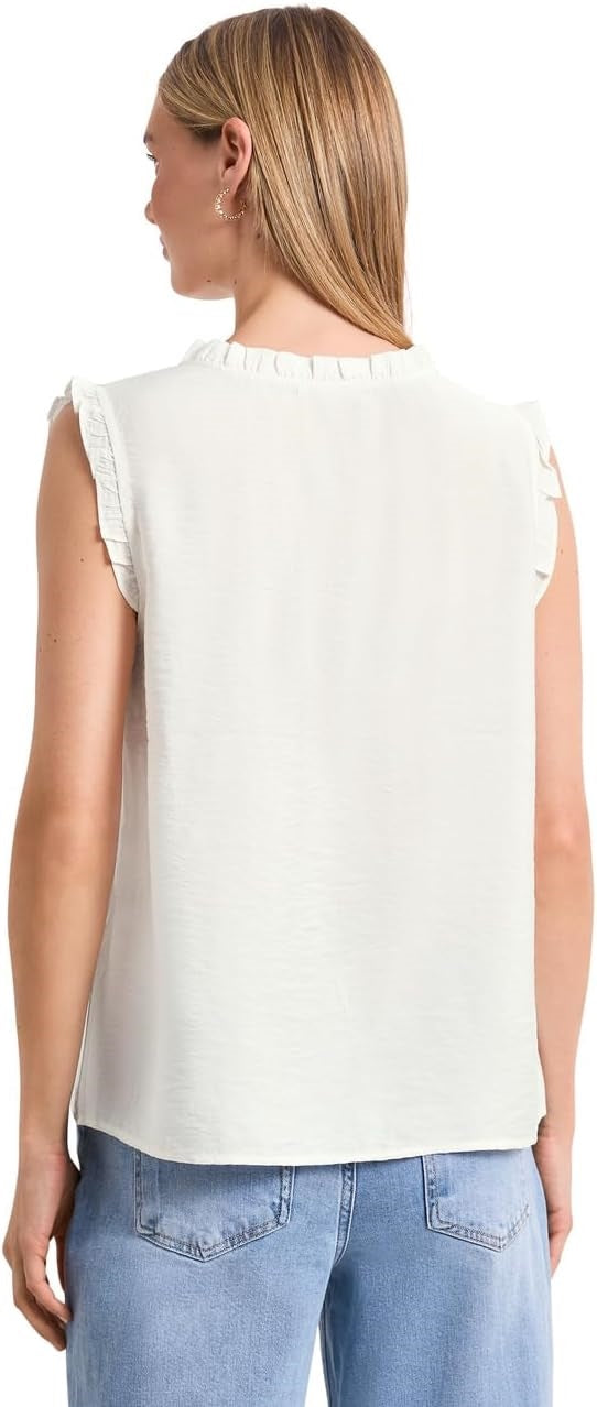 EOS_Solid Top w. frills – Off White 