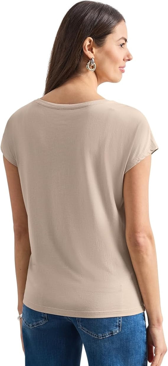 EOS_Foil Partprint Shirt – Clay Sand 
