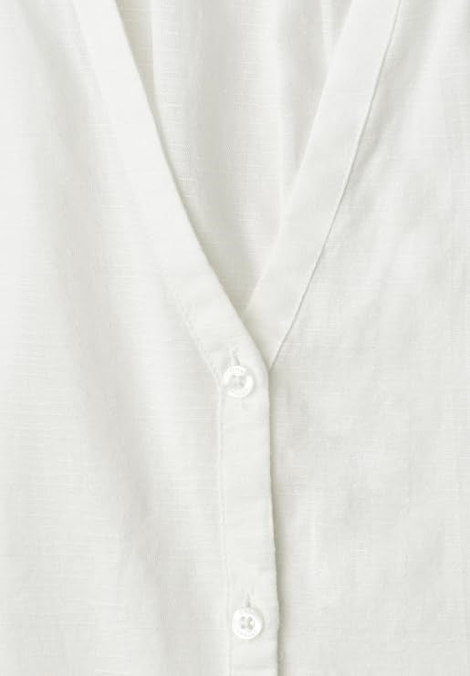 Buttoned splitneck blouse w ta – Allgemeines Produktbild 