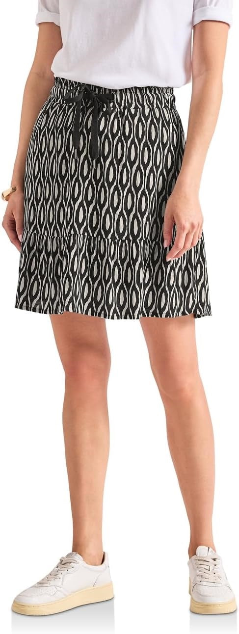 Skirt Volant_AOP – Allgemeines Produktbild #farbe_timeless-beige