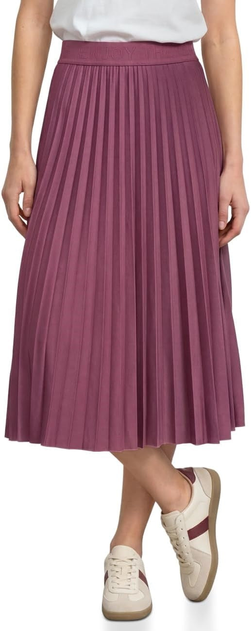Midi skirt Plissee_solid