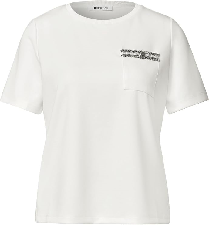 shirt w.deco tape at pocket