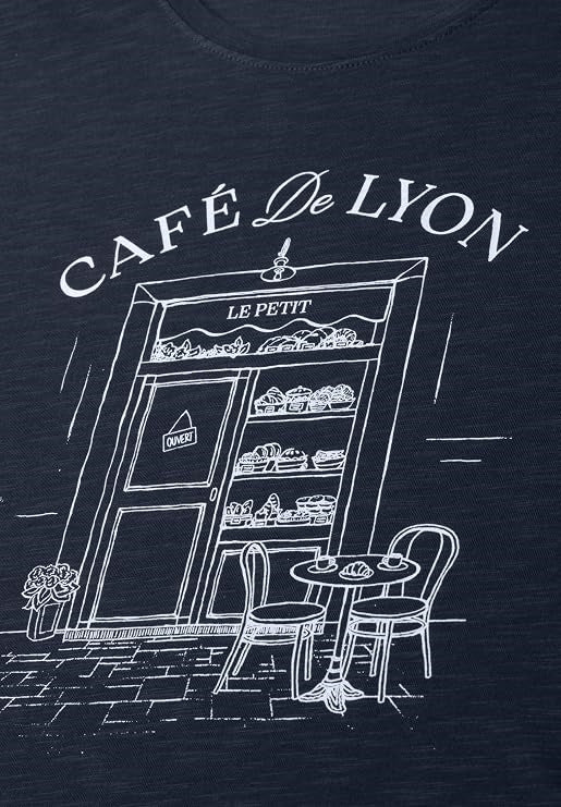 LTD QR shirt w.illustration – Whispery Blue 