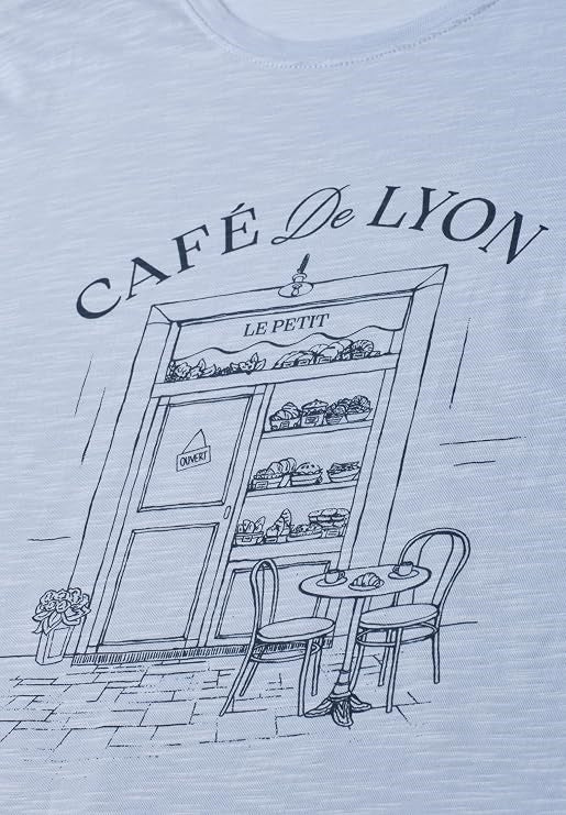 LTD QR shirt w.illustration – Darkest Blue 