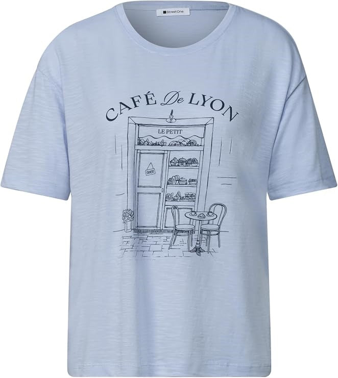 LTD QR shirt w.illustration – Darkest Blue 