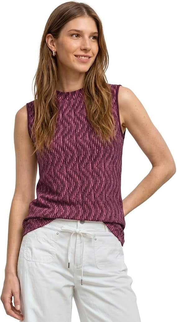 LTD QR printed turtle neck top