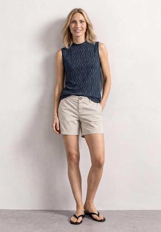 LTD QR printed turtle neck top – Ashen Blue 