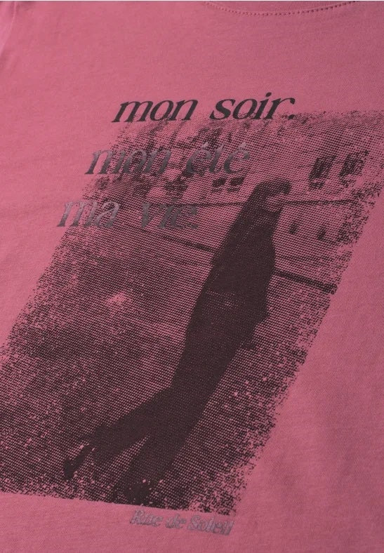 photo print shirt – Blush Berry 